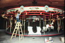 1913 Herschell-Spillman Carousel Story City, Iowa Last Minute Touch Up 1982