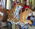 Carousel Works Jaguar and Lion Cub