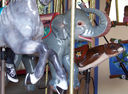 Carousel Works Elephant and River Otter