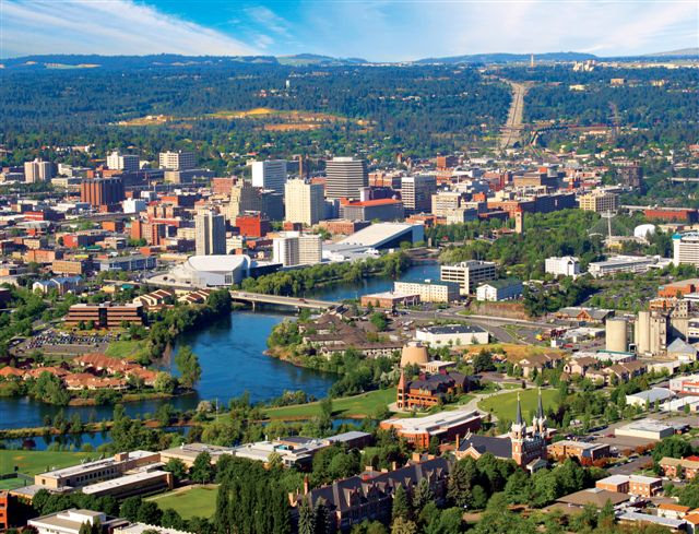 Downtown Spokane Washington