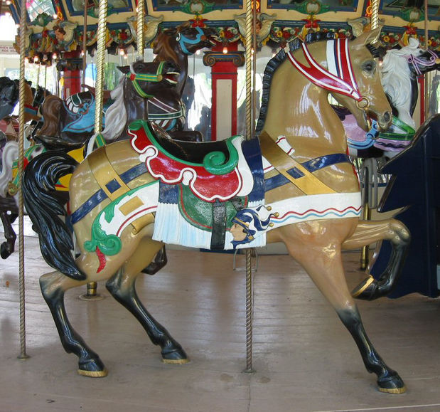 National Carousel Association - The Libertyland Carousel - Dentzel ...