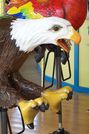 Carousel Works Bald Eagle Jumper Head Closeup