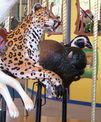 Carousel Works Leopard, Bison, and Penguin