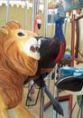 Carousel Works Lion and Cassowary