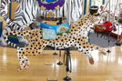 Cheetah with Union Terminal on Saddle -  by Carousel Works