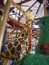 New Carved 2nd Row Giraffe Stander