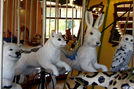 Carousel Works Polar Bear, Arctic Fox, Arctic Hare, and Snowy Owl
