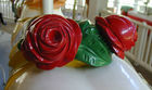 Cantle Carving - Pair of Roses