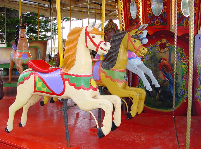 National Carousel Association - The Entrance Carousel - Outside Row and ...