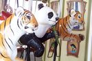 Carousel Works Tiger, Panda, and Tiger Cub
