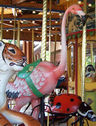 Carousel Works Flamingo and Ladybug
