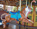 Carousel Works Tiger and Flamingo