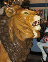 Dentzel Outside Row Stander - Lion Head Detail