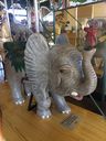 New Carved Elephant Stander