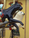 Carousel Works Black Leopard and Polar Bear