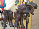 Carousel Works Baby Elephant and Hippopotamus