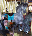 Carousel Works Chimpanzee and Horse