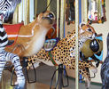 Carousel Works Sea Lion, Cheetah, and Honeybee