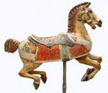 Fourth row horse with feathers in original paint