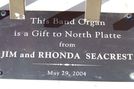 Band Organ Commemorative Plaque