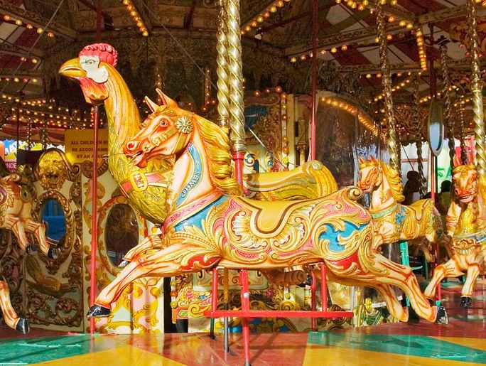 National Carousel Association - Noyce Gallopers - Horse named James