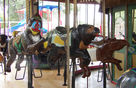 Carousel Works Mandrill, Black Bear, and Tapir