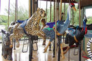 Carousel Works Cheetah, Stork, and Cassowary