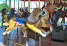 (L-R) Herschell-Spillman Dog and Two Allan Herschell Jumpers