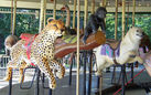 Carousel Works Cheetah, Gorillas on a Log, and Polar Bear