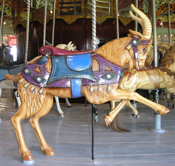 National Carousel Association - Port Dalhousie Carousel - Looff Goat ...