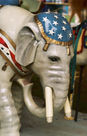 U. S. Merry-Go-Round Co. Elephant Head Close-Up